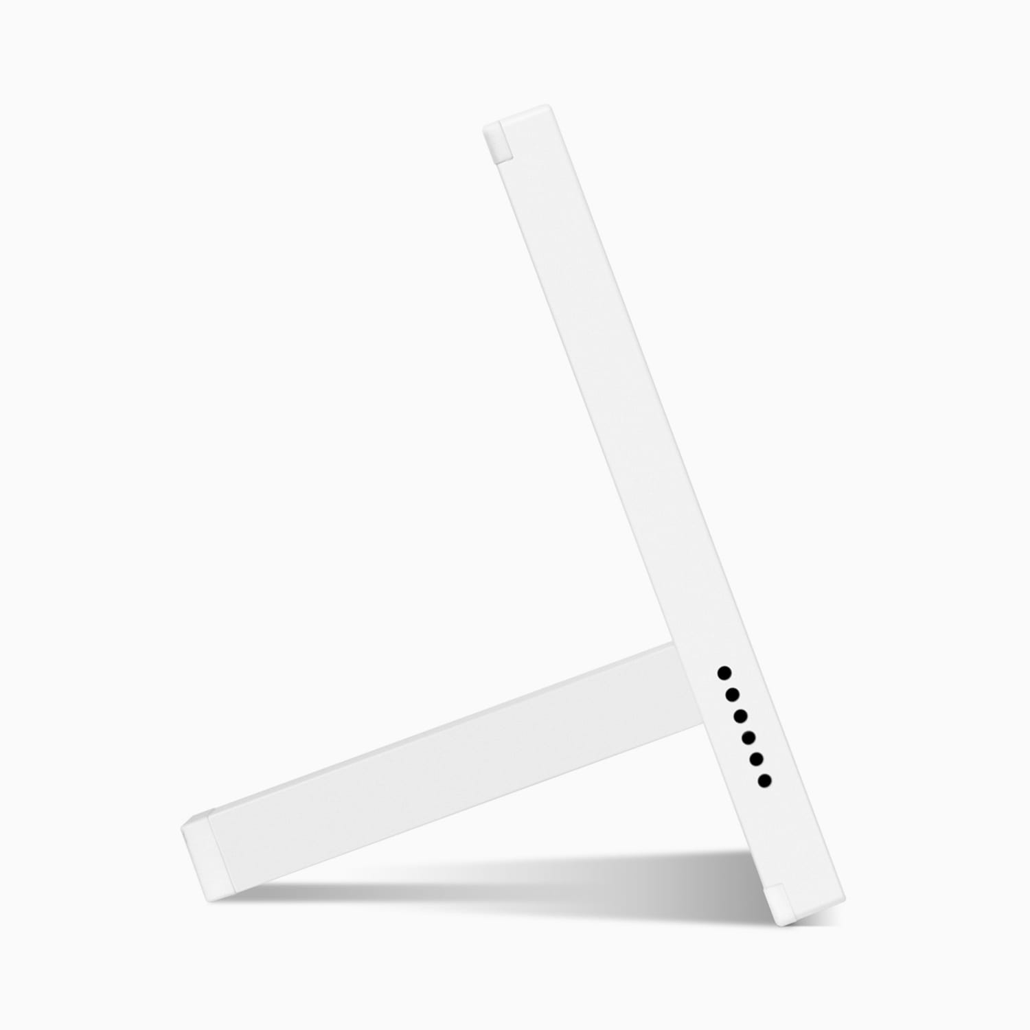 aluratek 10-inch smart wifi touchscreen digital calendar photo frame 32gb side