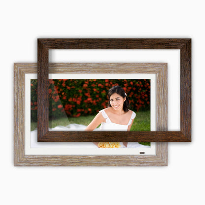 aluratek 13 digital photo frame interchangeable frames main