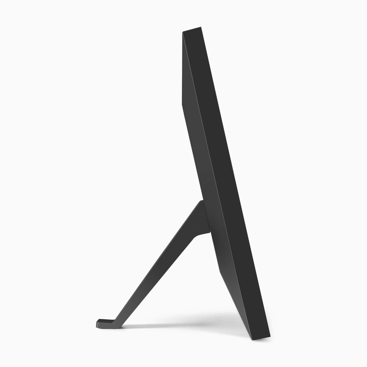 aluratek 15-inch ips touchscreen wifi digital photo frame auto-rotation motion sensor 32gb side