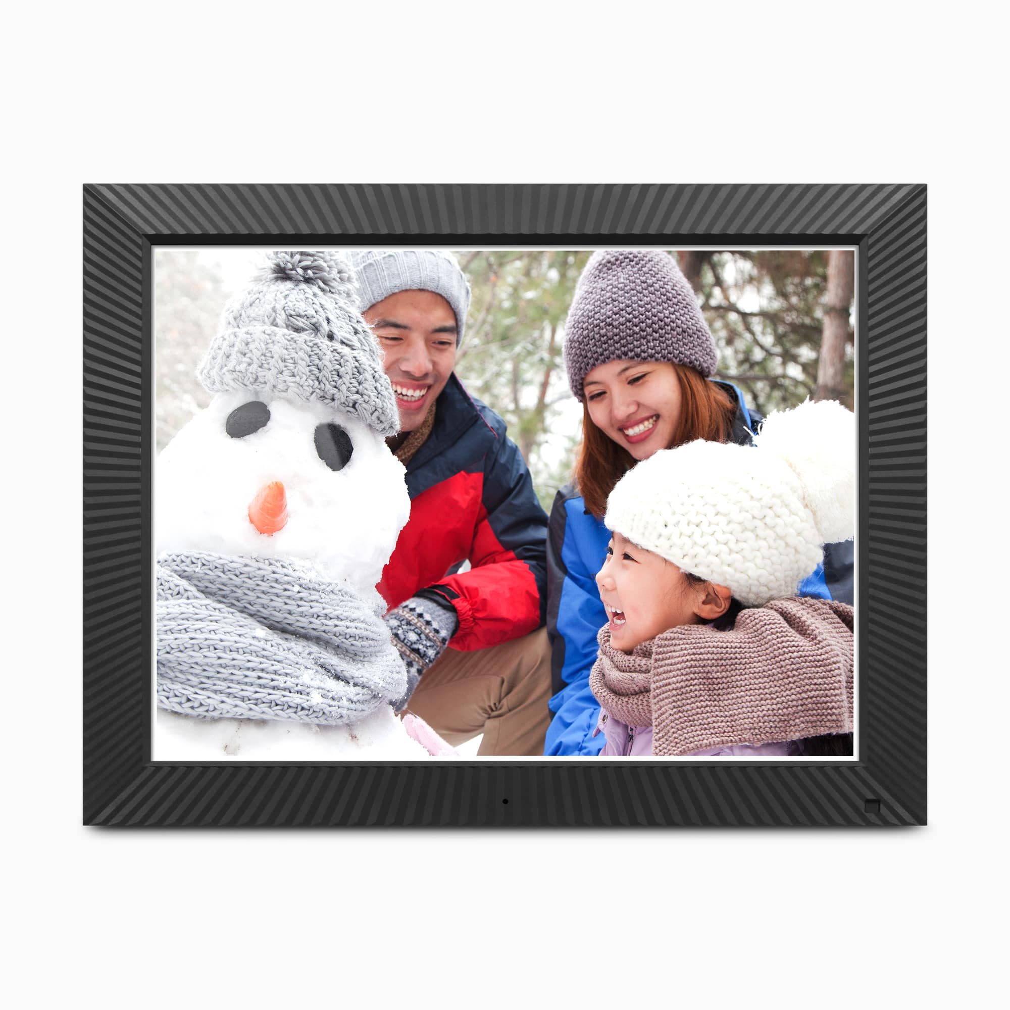 aluratek 17-inch dual-band ips touchscreen wifi digital photo frame auto-rotation motion sensor 32gb main