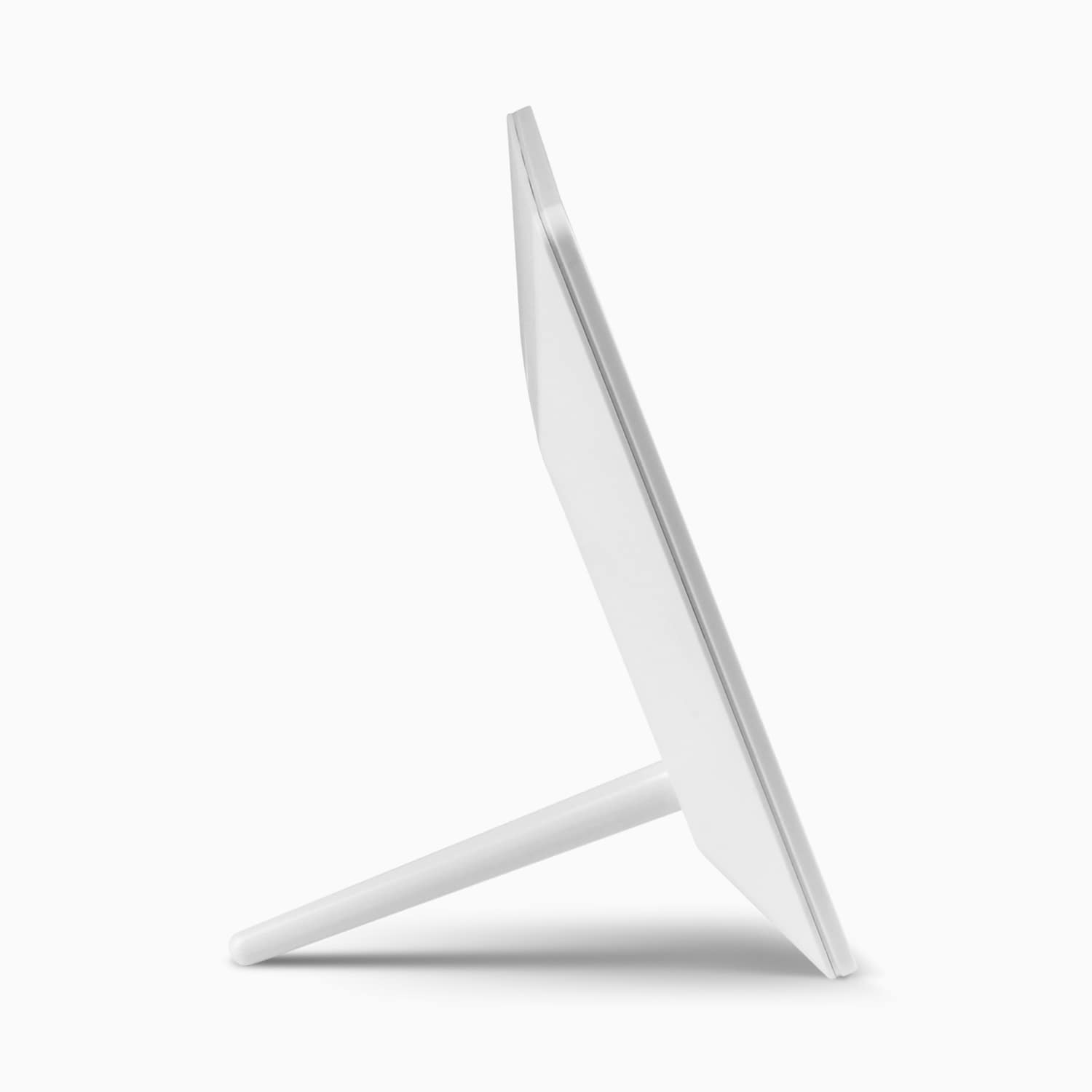 aluratek 8-inch ips touchscreen wifi digital photo frame 16gb side