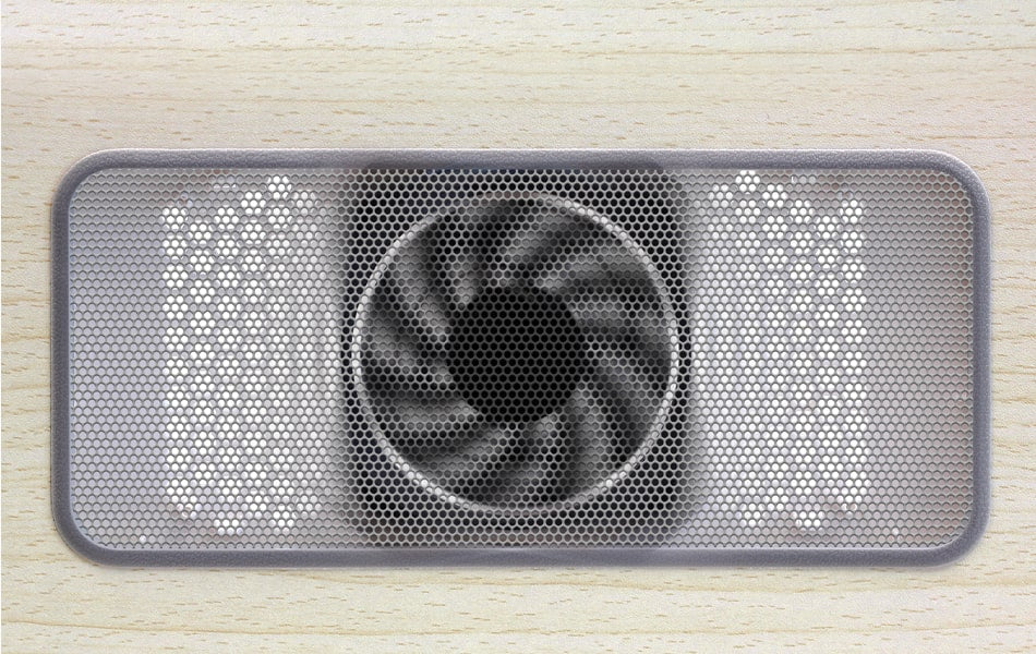 Aluratek Adjustable Ergonomic Laptop Cooling Table with Fan built in cooling fan