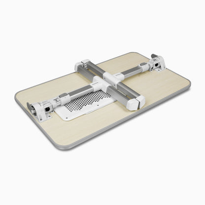 Aluratek Adjustable Ergonomic Laptop Cooling Table with Fan folded