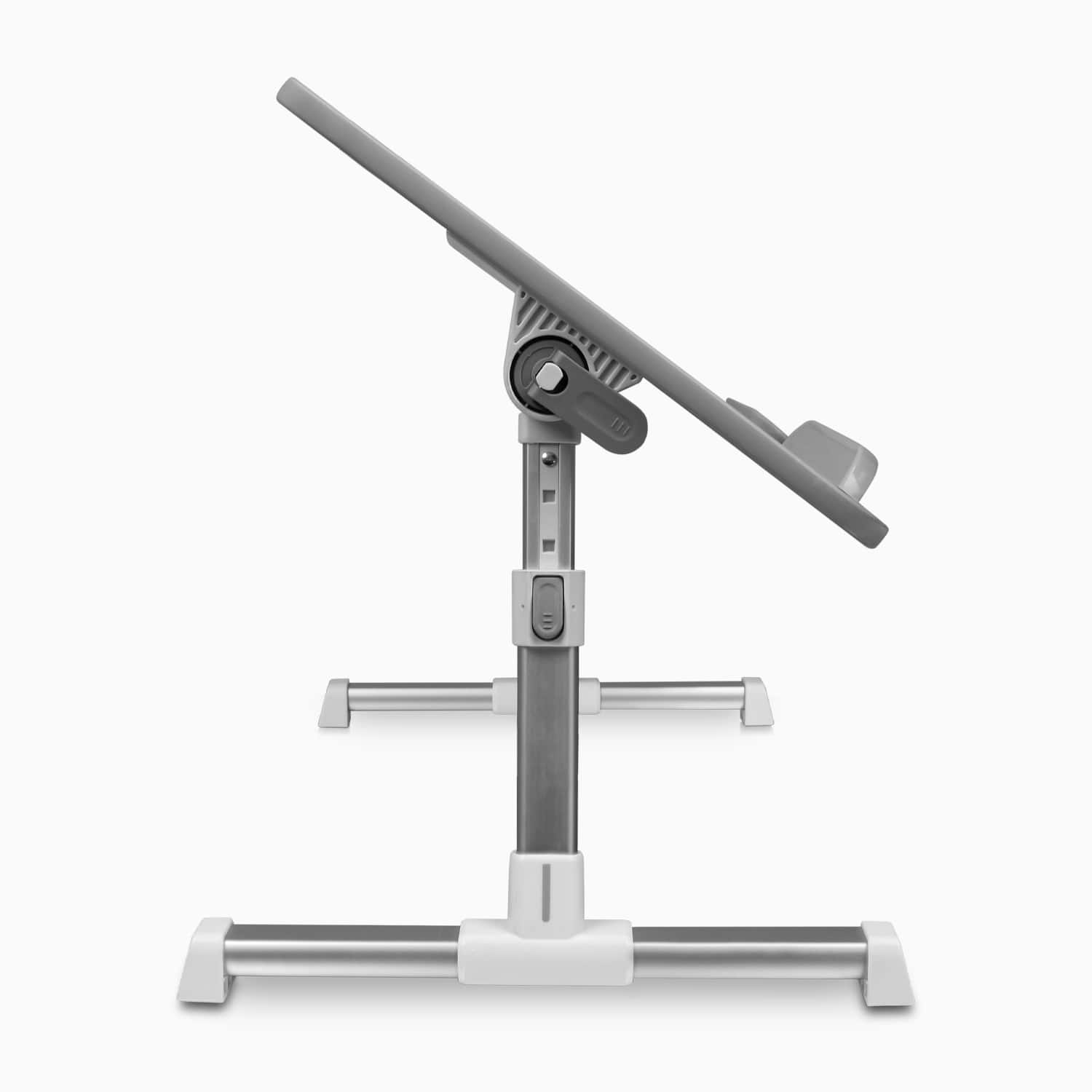 Aluratek Adjustable Ergonomic Laptop Cooling Table with Fan side angle