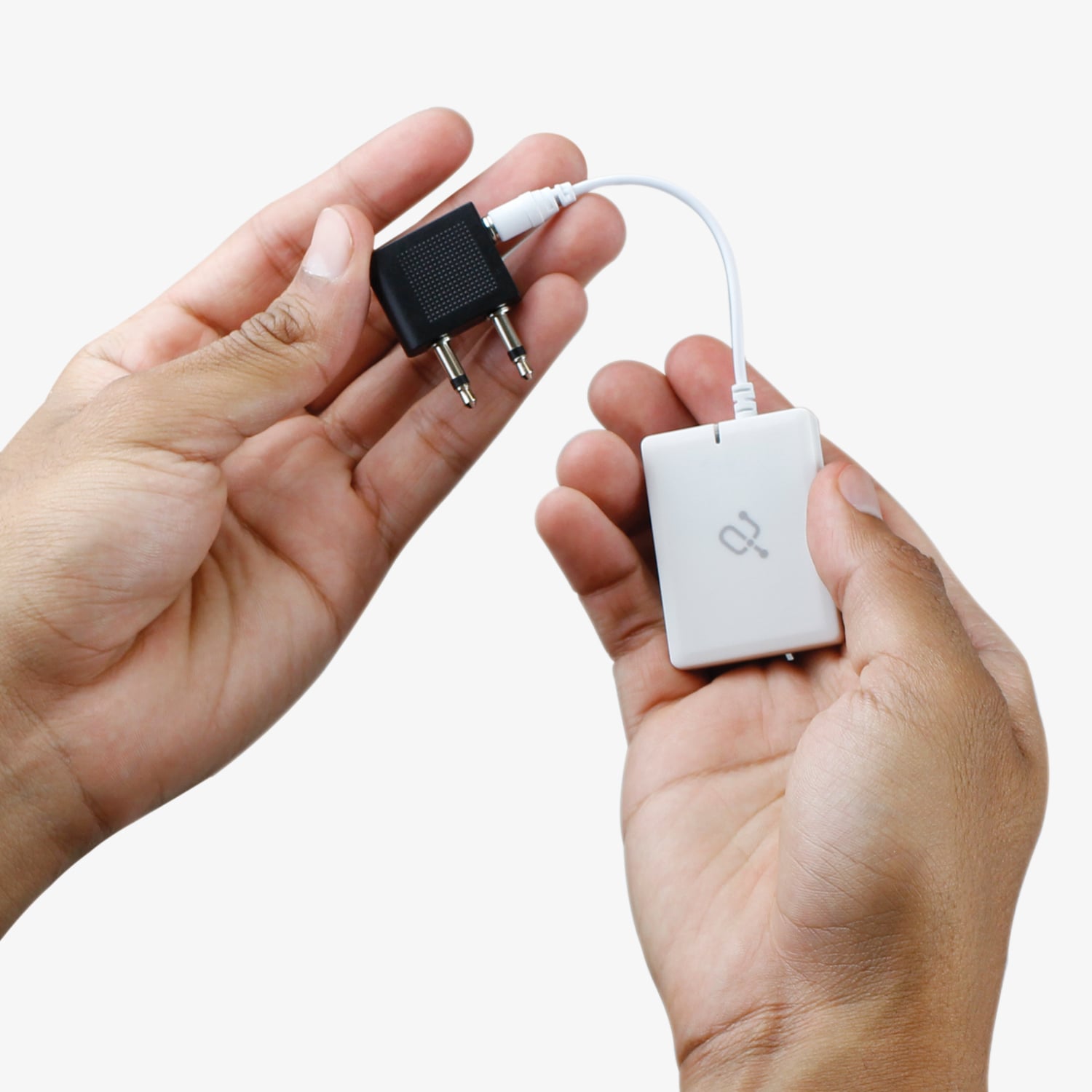 Aluratek AirStream Universal Bluetooth Audio Transmitter Lifestyle Holding