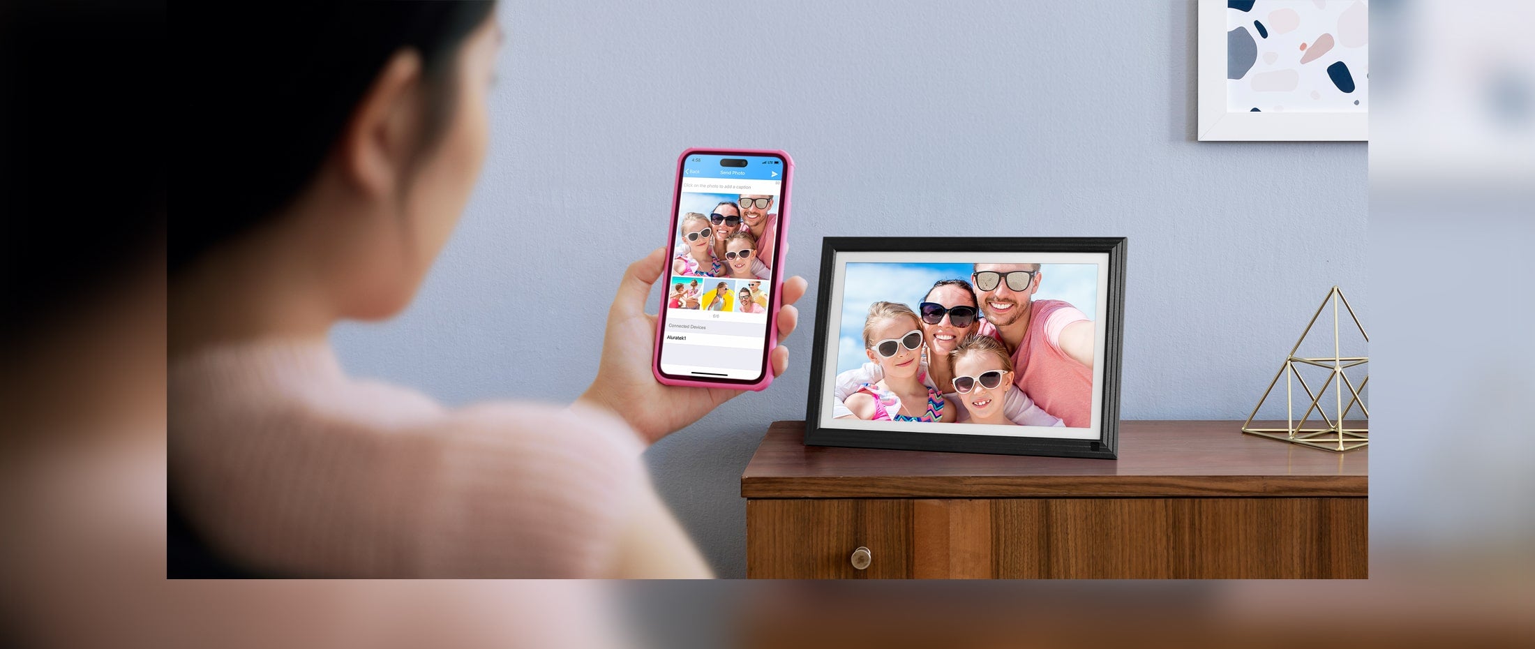 aluratek banner digital photo frames