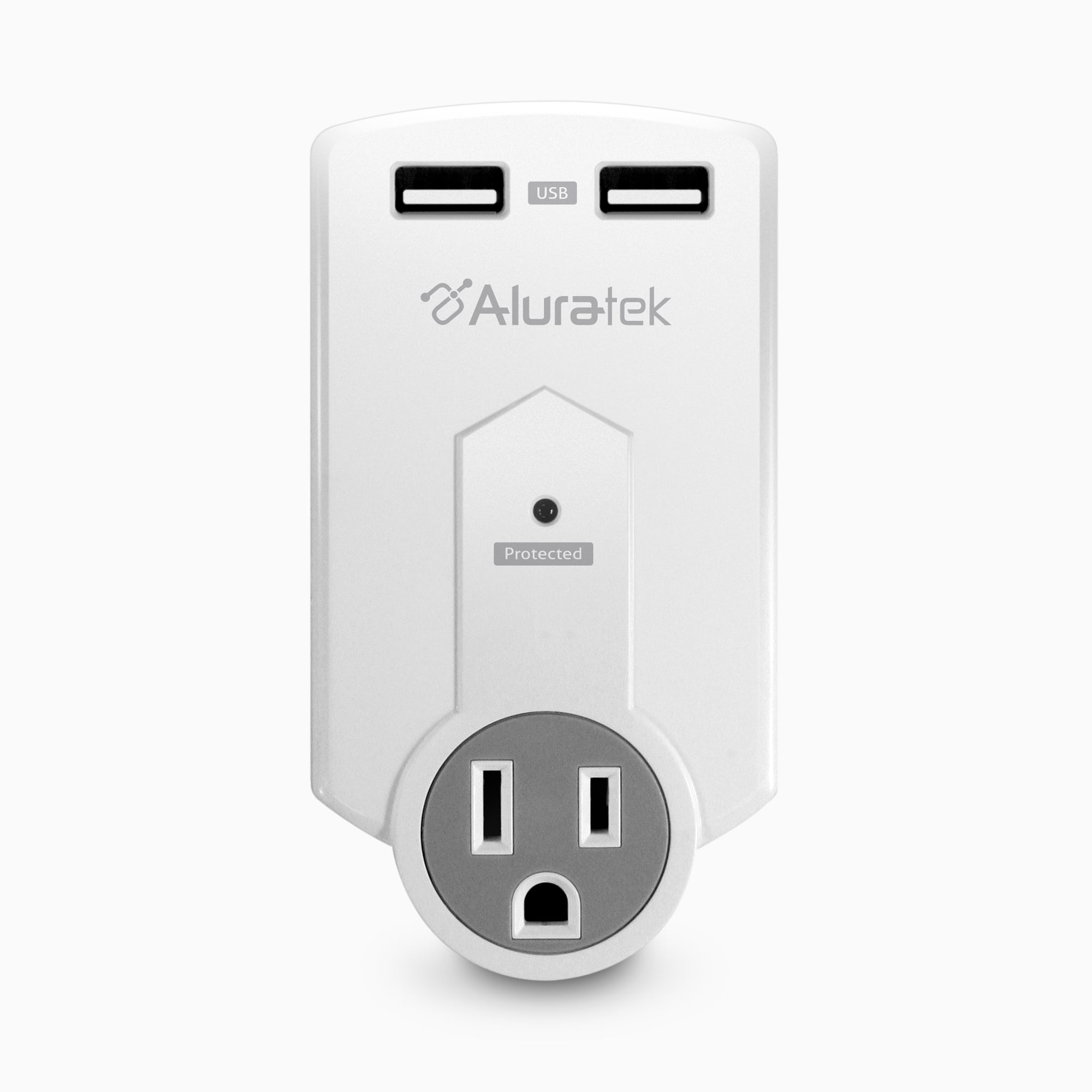 Aluratek Mini Surge Dual USB Charging Station Main