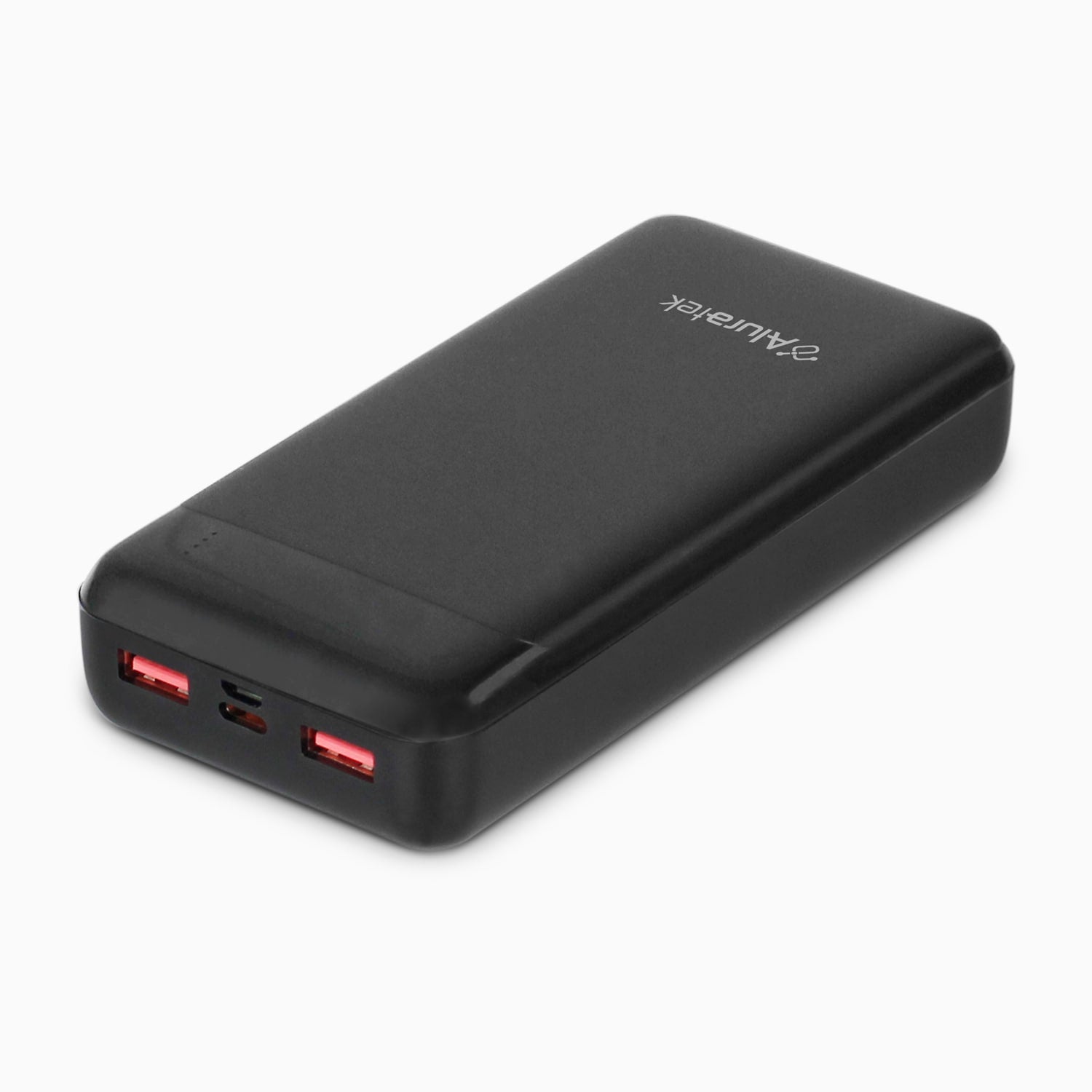 aluratek portable 20k power bank Qualcomm angle