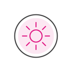 aluratek frame light sensor icon
